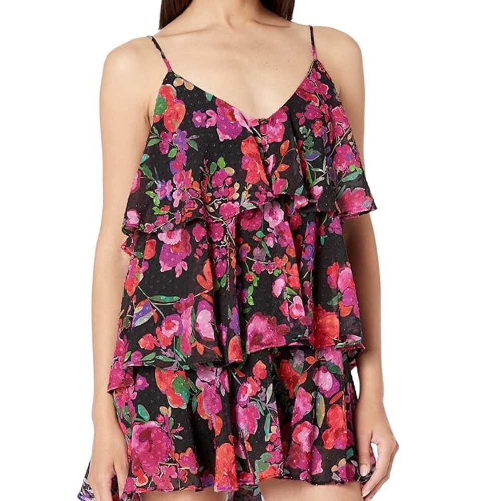 Line & Dot Mika Floral Mini Dress